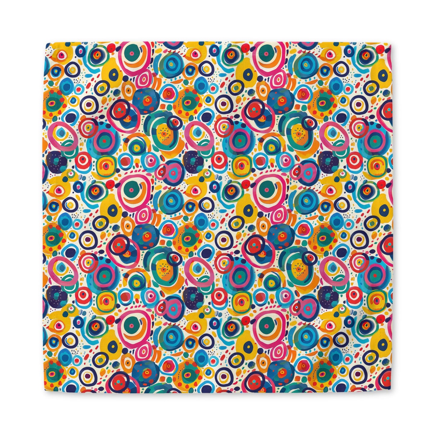 Pop Art Swirls cotton twill napkin