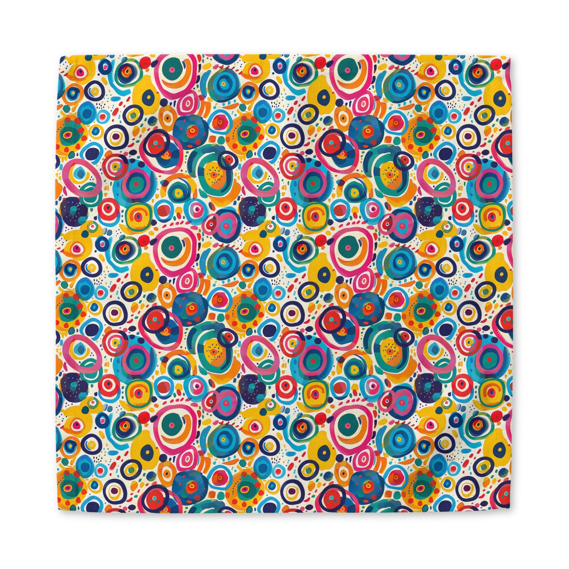 Pop Art Swirls cotton twill napkin