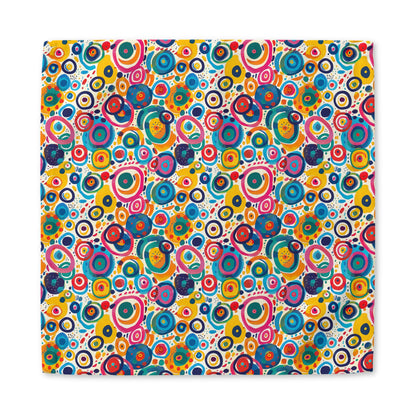 Pop Art Swirls cotton twill napkin