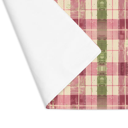 Spring Serenade Plaid Placemat - 18" x 14".