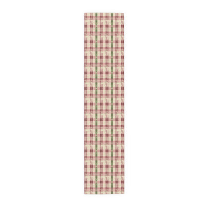 Spring Serenade Plaid Table Runner - Cotton Twill - Available in 2 sizes: 16" x 72" and 16" x 90".