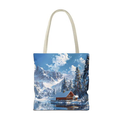 Winter Wonderland Retreat Tote Bag - Embrace Winter's Serenity with this Tote! - Available in 3 sizes.