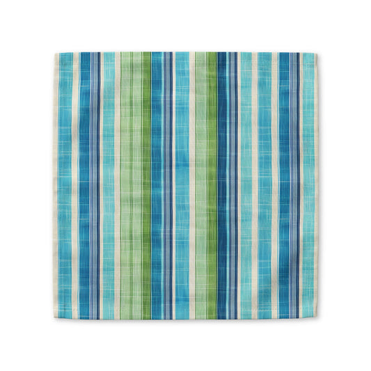 Ocean Whisper Stripes cotton twill napkin