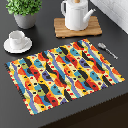 Linear Color Mesa Placemat - 18" x 14".