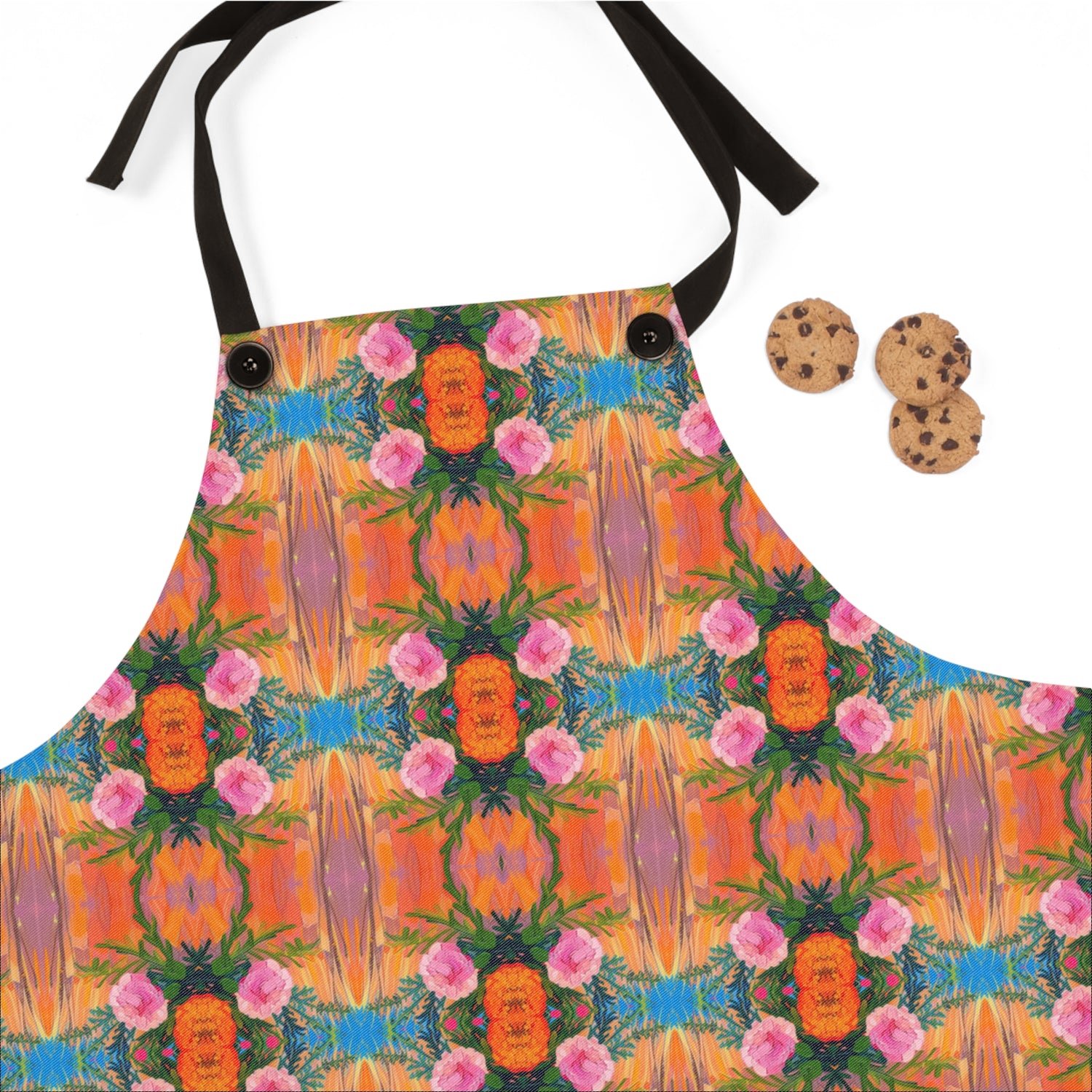 Floral Fiesta Adult Apron - Spice Up Your Kitchen with a Burst of Floral Fiesta!