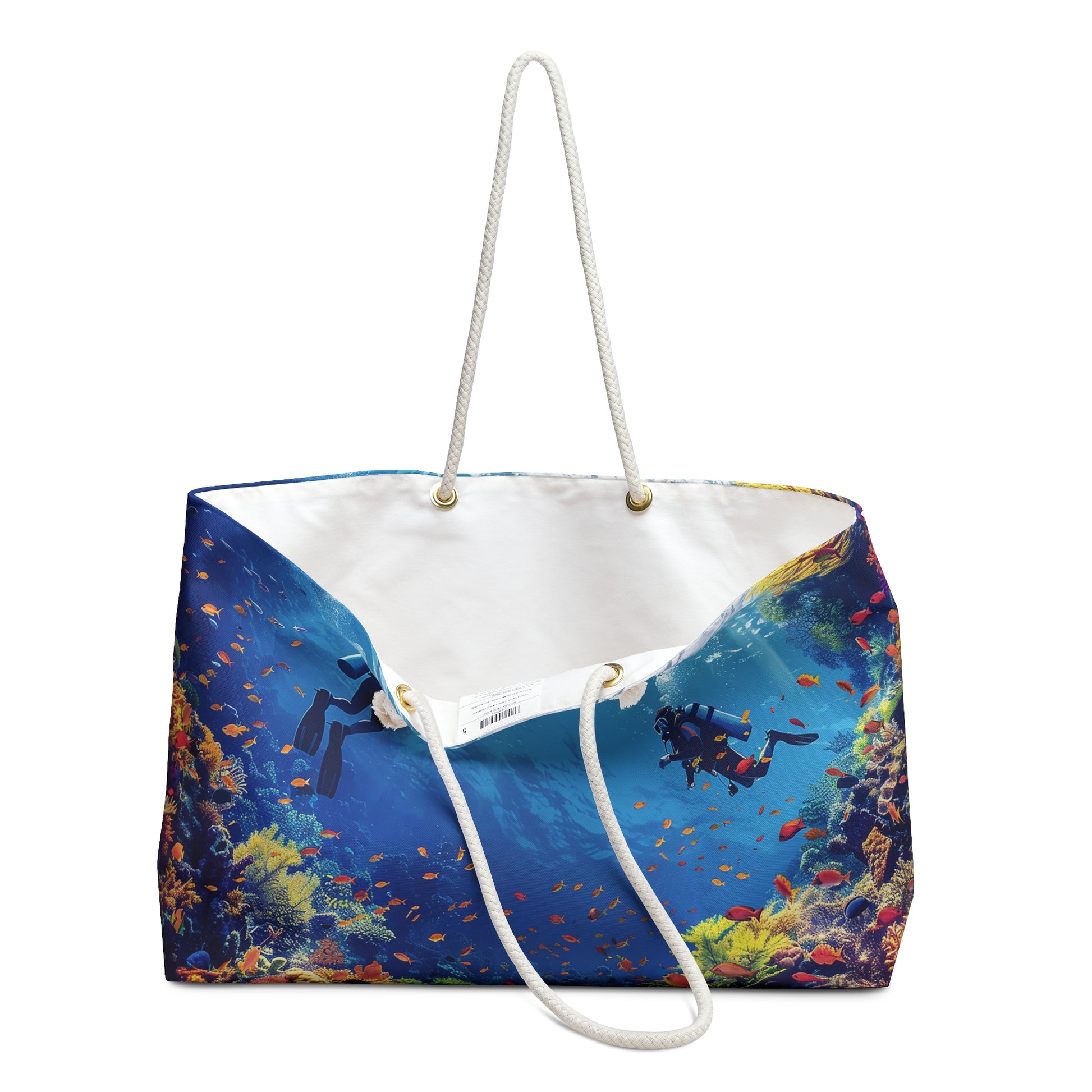 Cozumel Scuba Wonderland Weekender Bag - Dive into Adventure - Where Crystal Waters and Coral Reefs Meet!