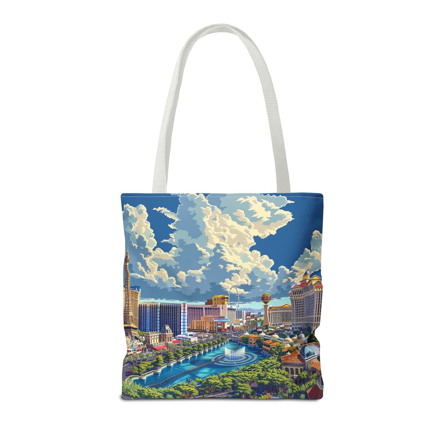 Viva Daytime Las Vegas Tote Bag - Bring the Vegas Vibe to Wherever You Roam! Available in 3 sizes.