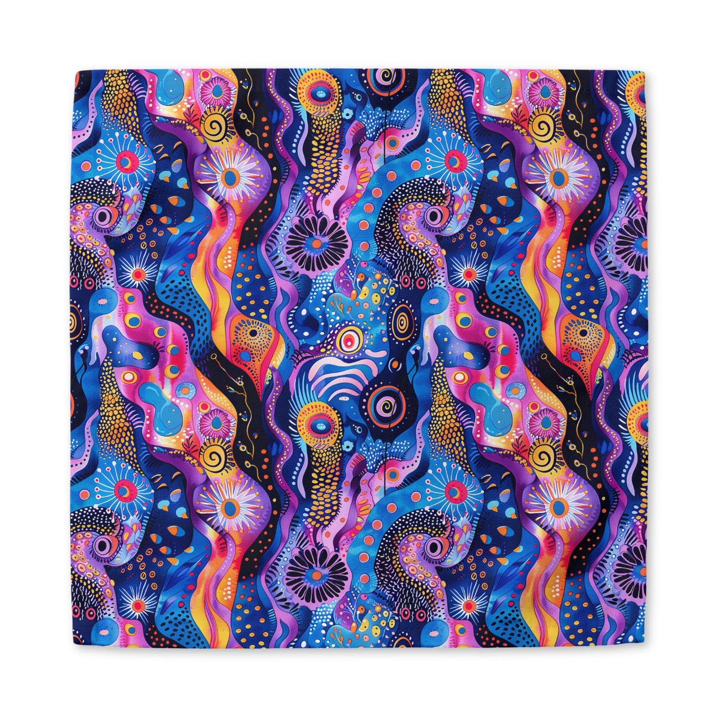 Purple Craziness cotton twill napkin