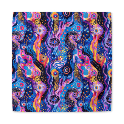 Purple Craziness cotton twill napkin