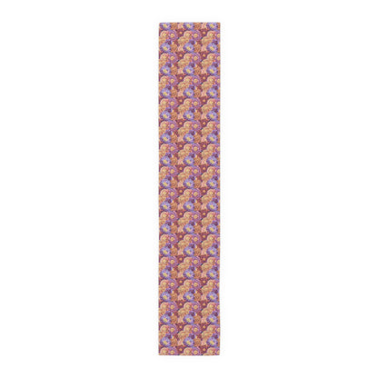 Mum's the Word Table Runner - Cotton Twill - Available in 2 sizes: 16" x 72" and 16" x 90".