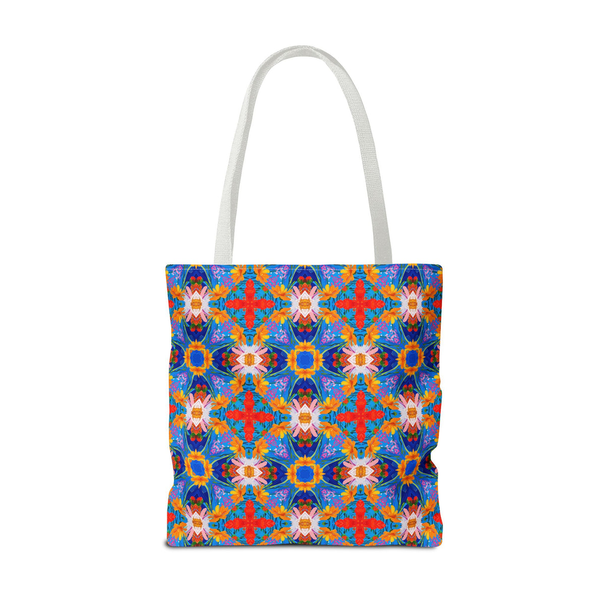 Floral Tapestry Wanderlust Tote Bag - Wander in Style with a Tapestry of Color! Available in 3 sizes.