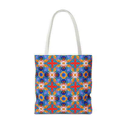 Floral Tapestry Wanderlust Tote Bag - Wander in Style with a Tapestry of Color! Available in 3 sizes.