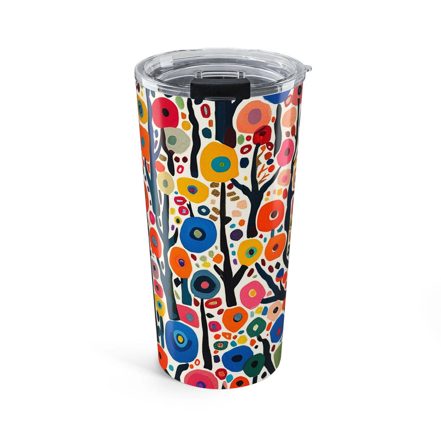 Poppy Forest insulated tumbler front view