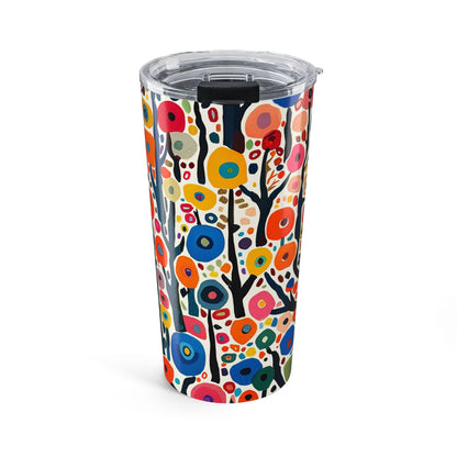 Poppy Forest insulated tumbler front view