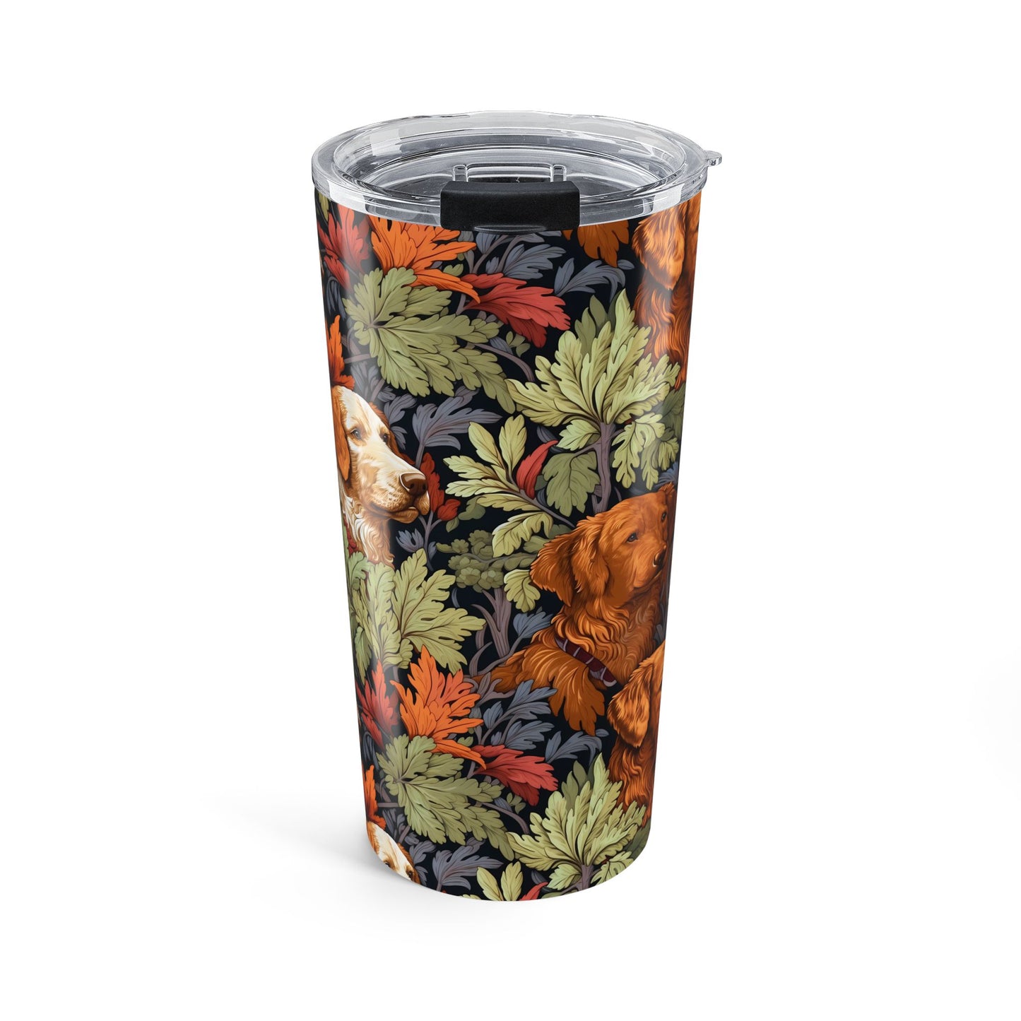 Classic English Dog Tapestry Insulated Tumbler - 20 oz. Stainless Steel, Glossy Finish