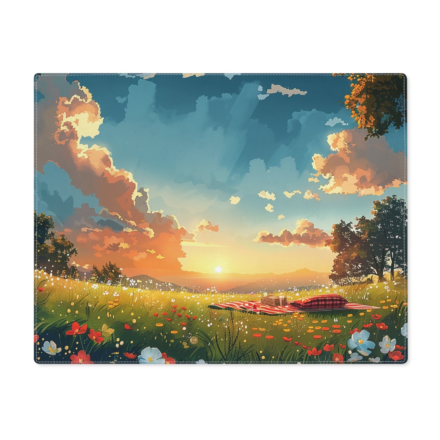 Meadow Picnic Placemat - 18" x 14".