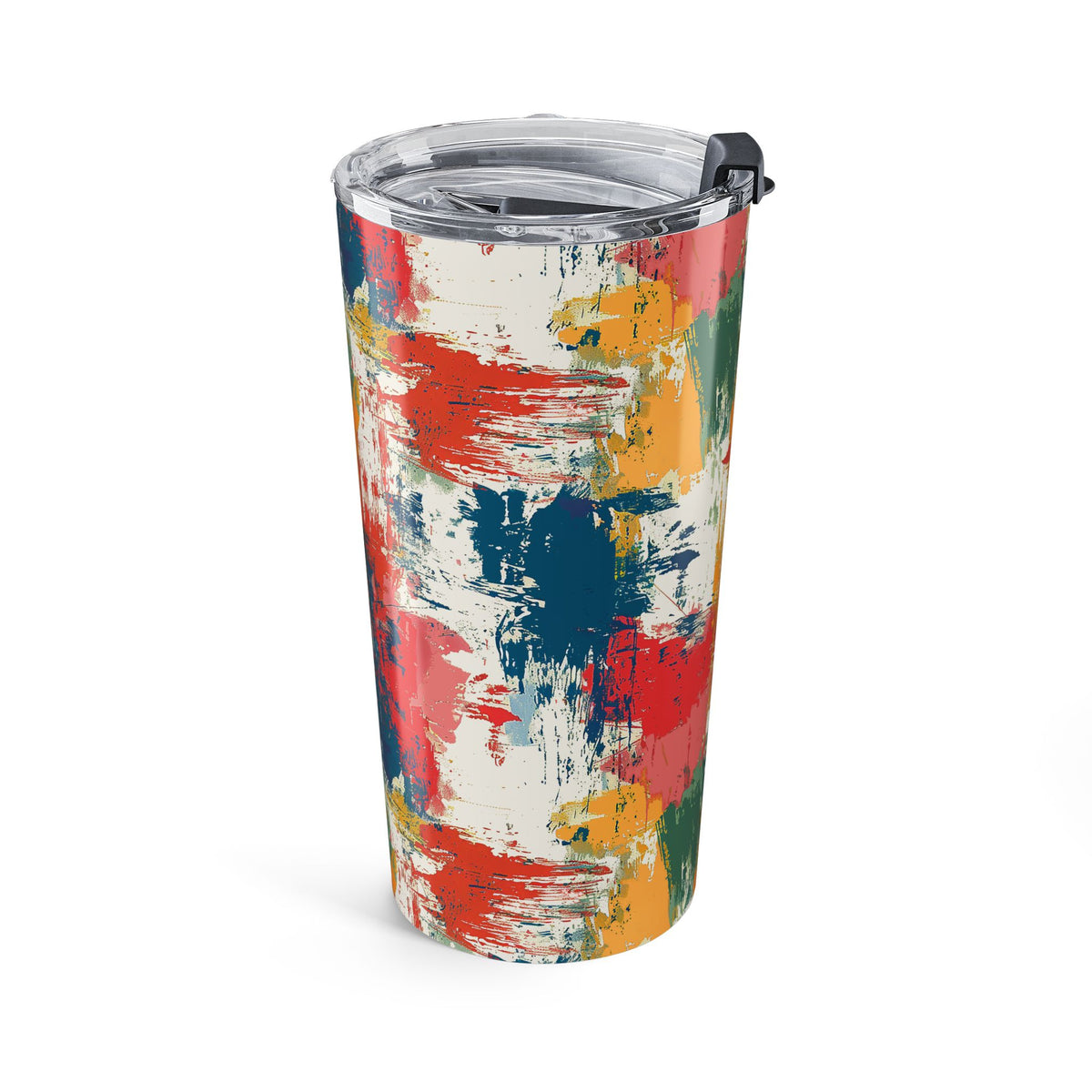 Paint Splash Palette Insulated Tumbler - 20 oz. Stainless Steel, Glossy Finish