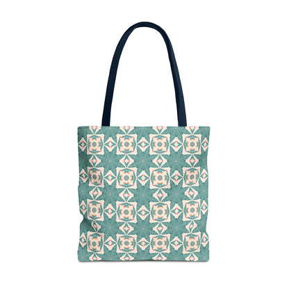 Desert Cactus Star Tile Tote Bag - Carry Southwest Charm Wherever You Go! Available in 3 sizes.