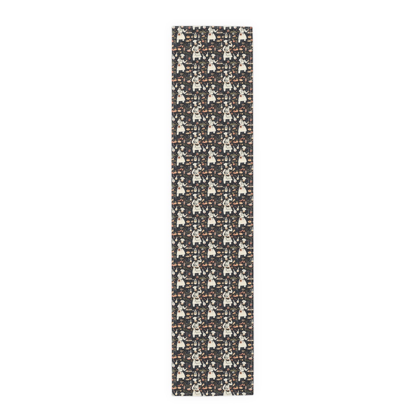 Chef's Delight Table Runner - Cotton Twill - Available in 2 sizes: 16" x 72" and 16" x 90".