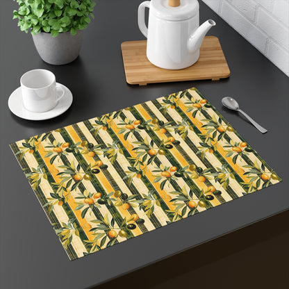 Golden Olive Grove Placemat - 18" x 14".