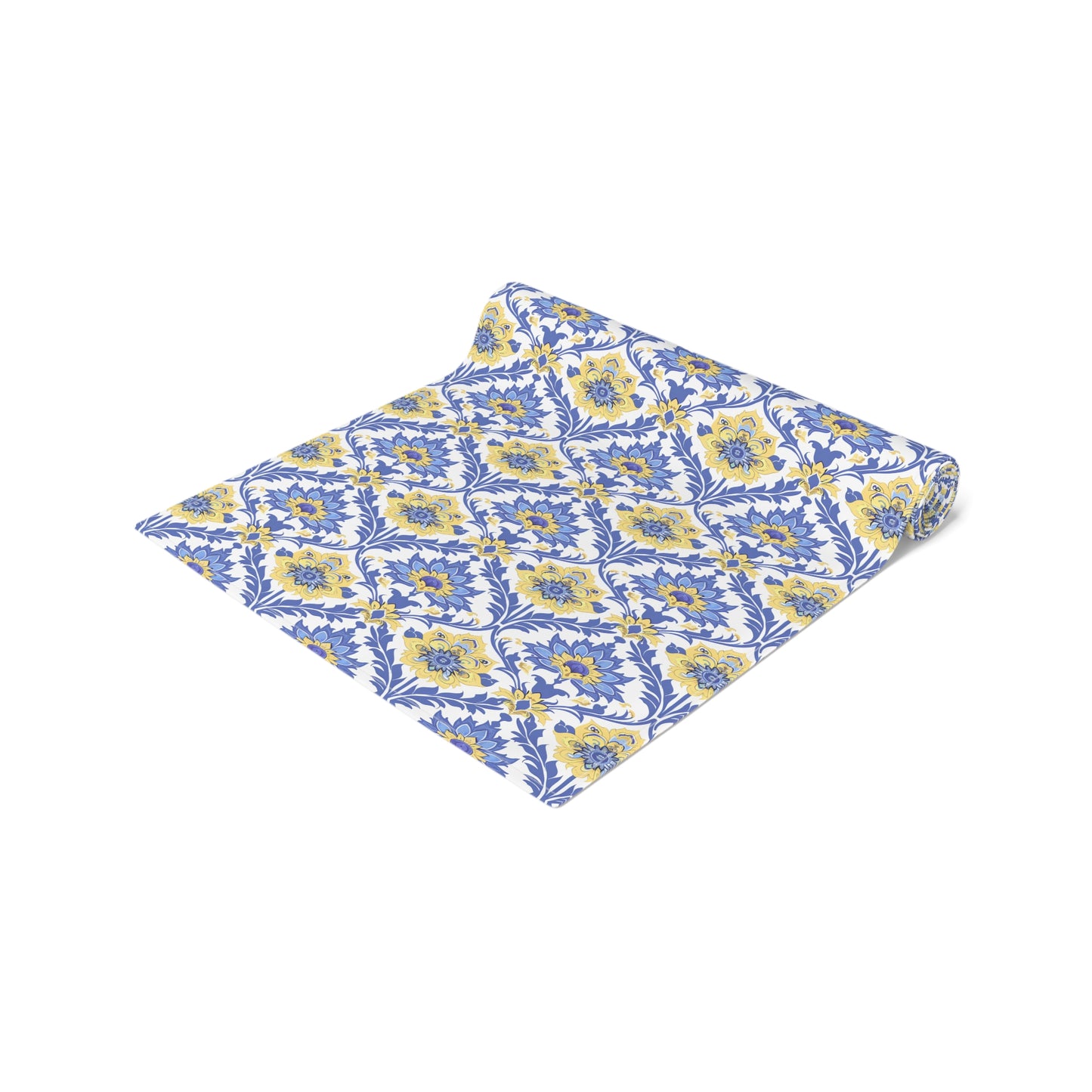 Heritage Bloom Table Runner - Cotton Twill - Available in 2 sizes: 16" x 72" and 16" x 90".