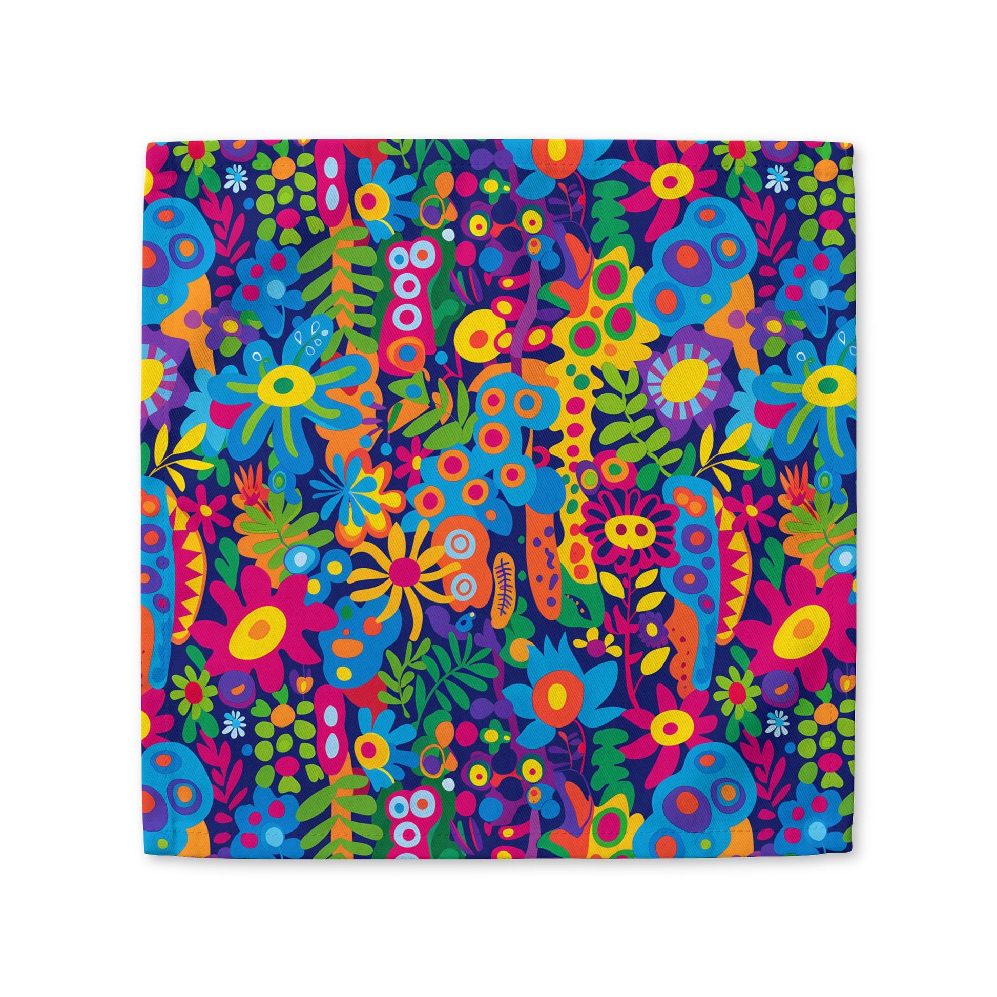 Groovy Garden cotton twill napkin