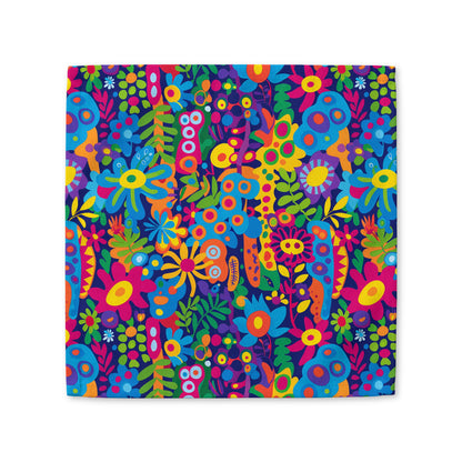 Groovy Garden cotton twill napkin