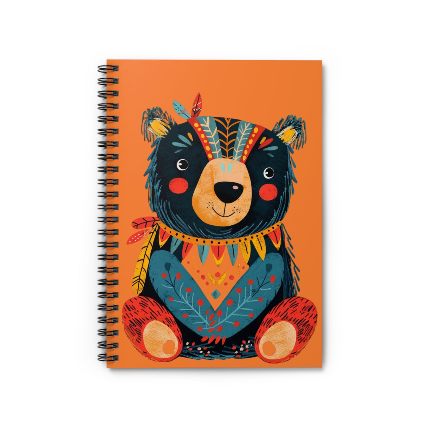 Baby Bear Chic Spiral Notebook - Ruled Line - Baby Bear Charm – Where Cuteness Meets Creativity! - From our Bear Family Collection.