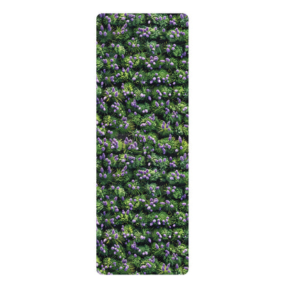 Lavender Dreamscape Rubber Yoga Mat - Find Your Zen Among the Lavender Fields!
