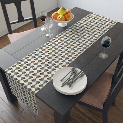 Bird Lover Table Runner - Cotton Twill - Available in 2 sizes: 16" x 72" and 16" x 90".