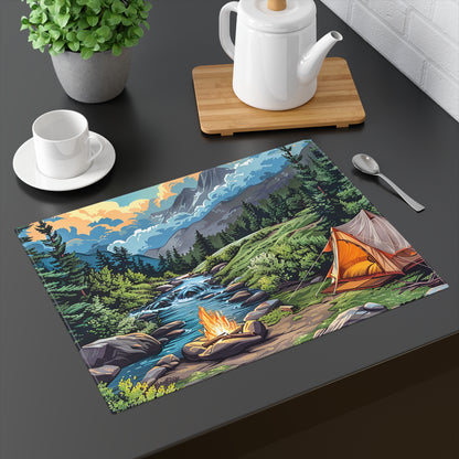 Campfire Serenity Placemat - 18" x 14".
