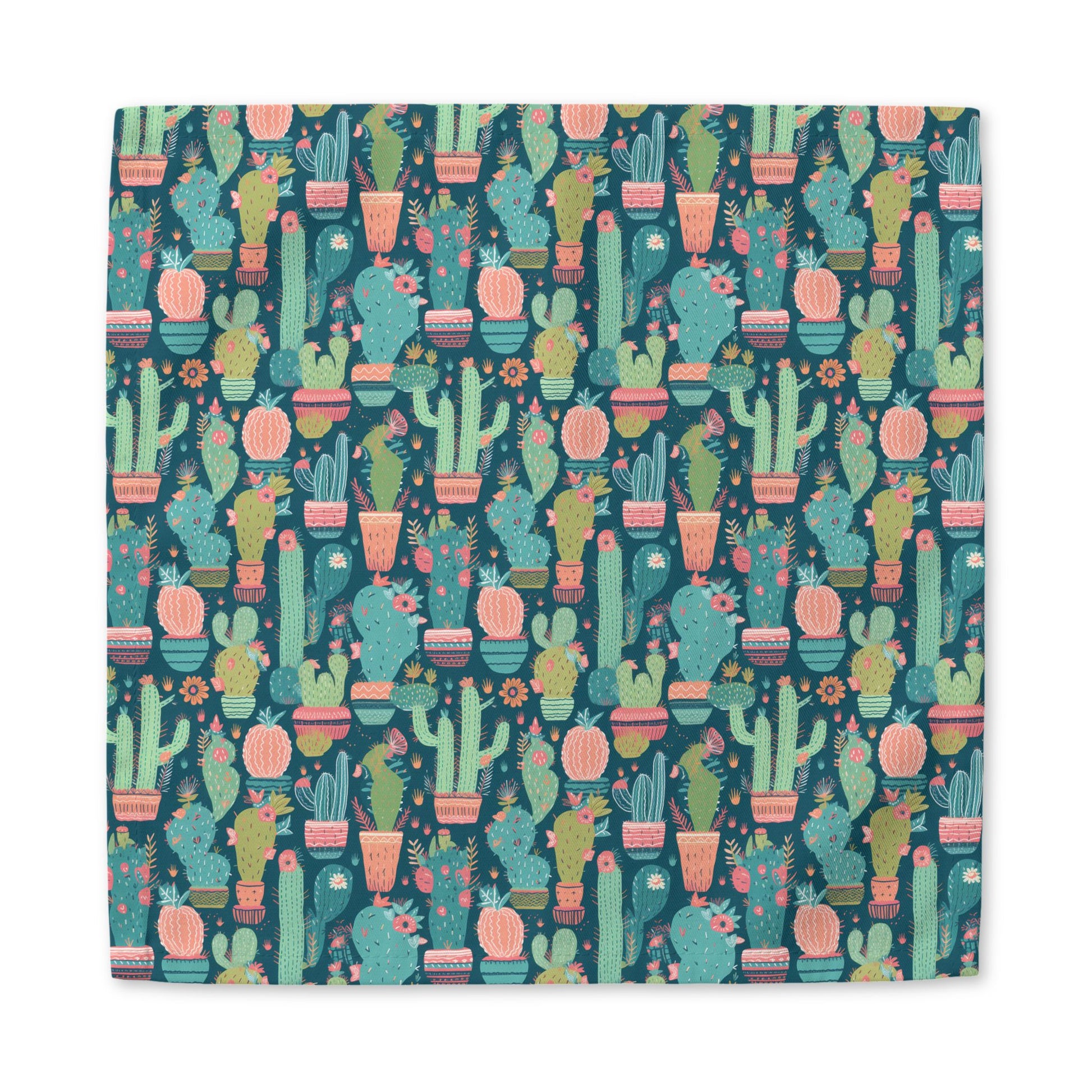 Cactus Cacophony cotton twill napkin