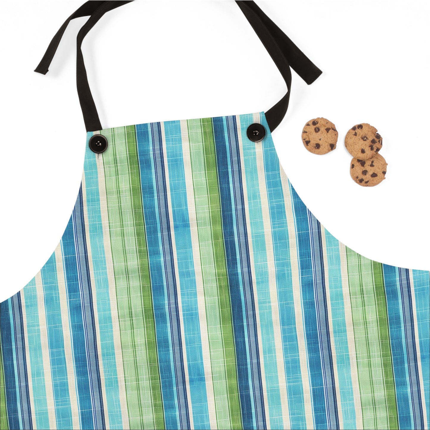 Ocean Whisper Stripes Adult Apron