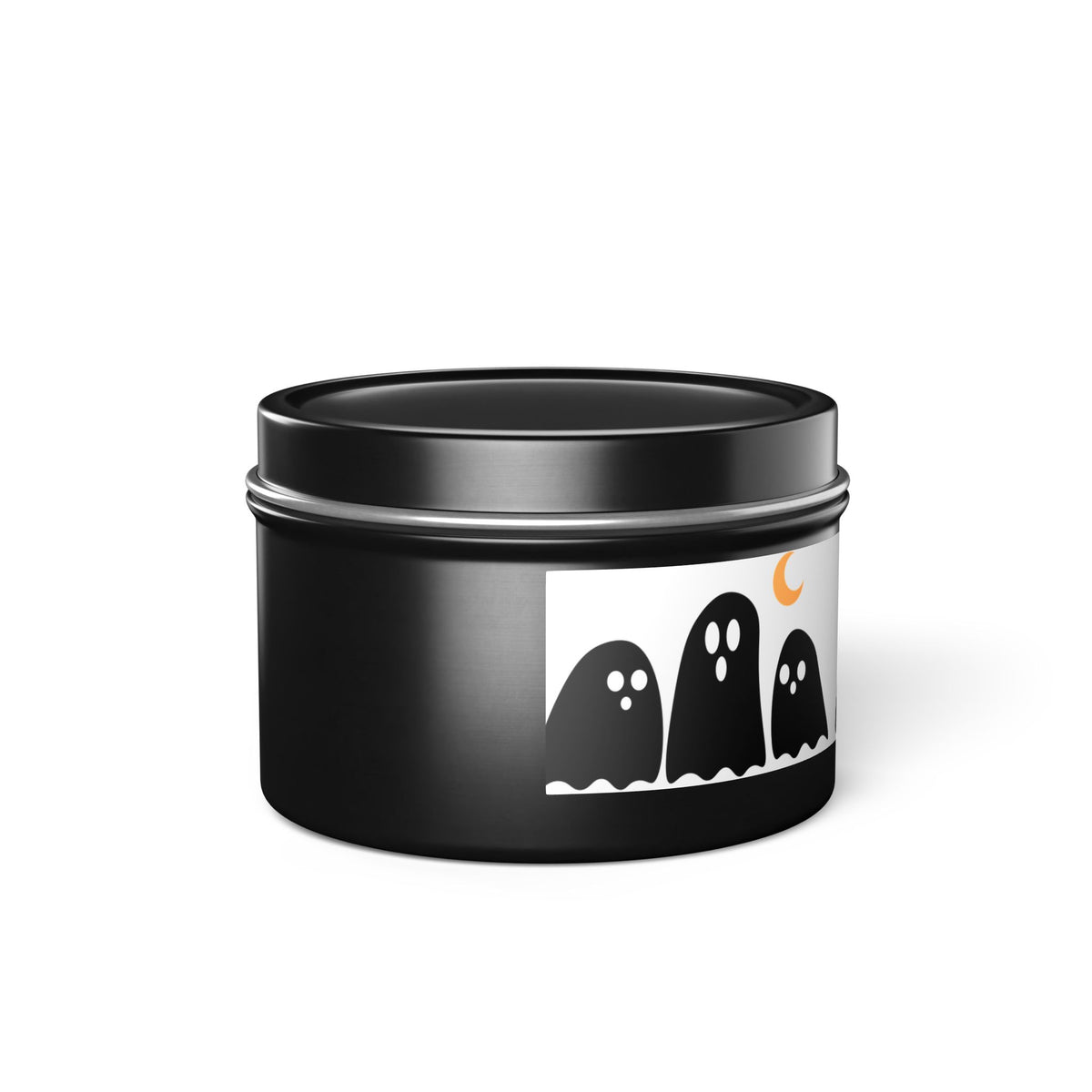 Spooky Specter Glow Tin Candle. Ghostly Glow To Go. Available in 2 sizes, 3 finishes, and 5 scents.