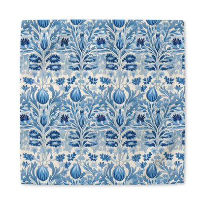 Dutch Blue Tulip cotton twill napkin