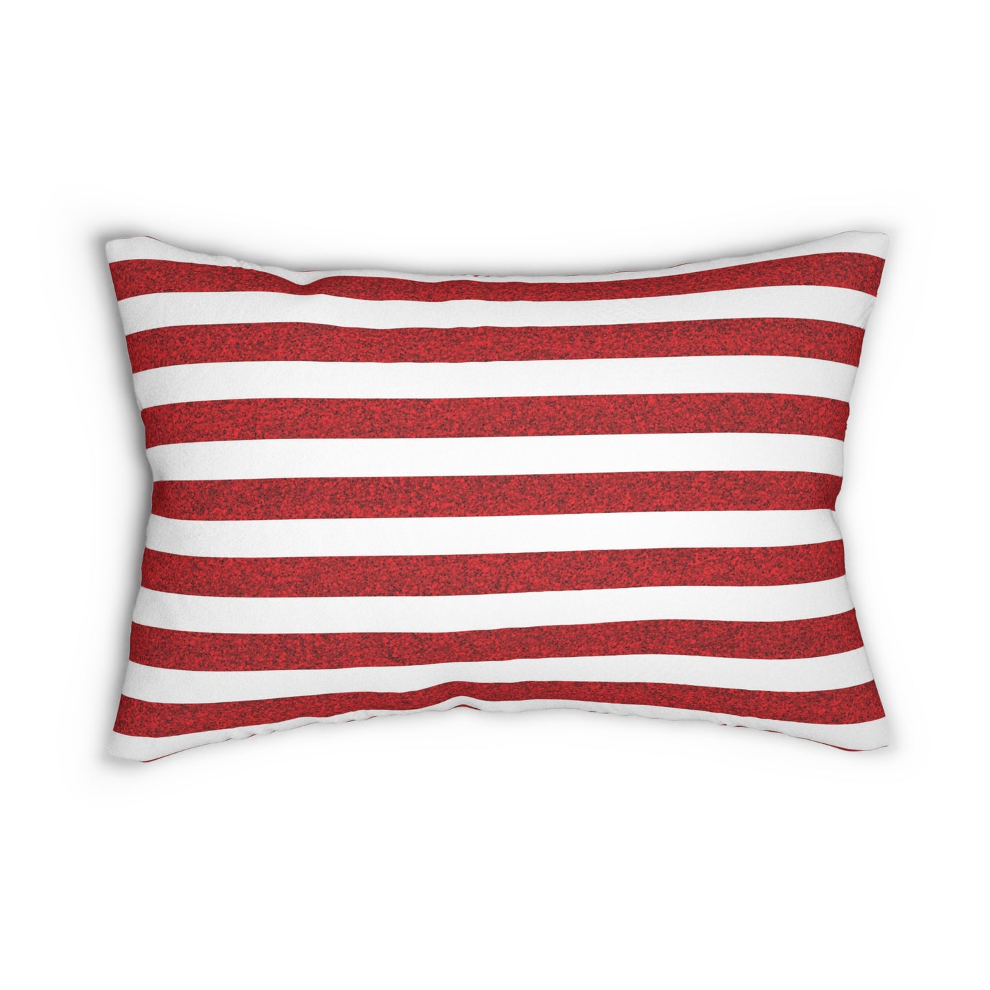 Sparkle Stripes Lumbar Pillow - Spun Polyester - Double-Sided Print - Concealed Zipper - 20" x 14"