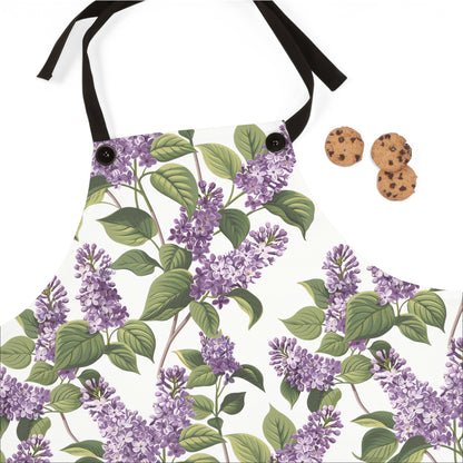 I Love Lilacs Adult Apron
