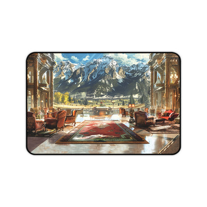 Rocky Mountain Retreat Desk Mat (Desk Pad) - Experience the Luxury of the Rockies at Your Desk! Available in 3 sizes.