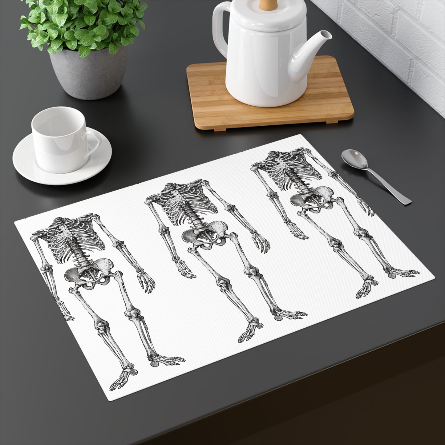 Head Chef: Bone Appétit! Halloween Placemat - 18" x 14".