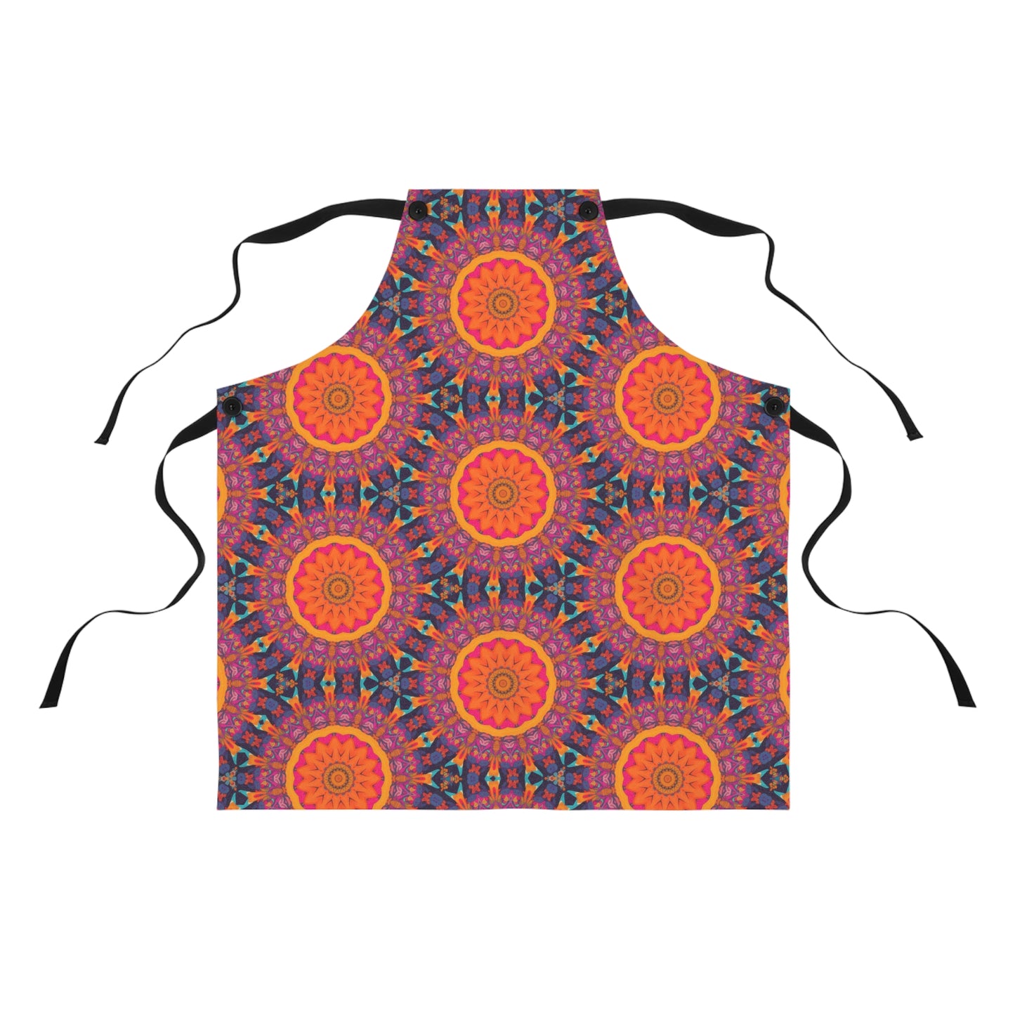 Fiery Mosaic Magic Adult Apron