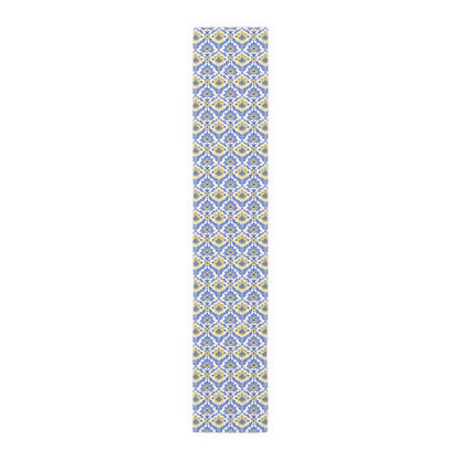 Heritage Bloom Table Runner - Cotton Twill - Available in 2 sizes: 16" x 72" and 16" x 90".