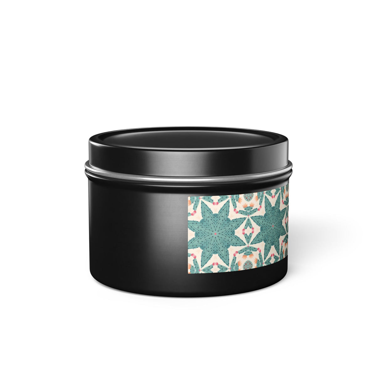 Desert Cactus Star Tin Candle. Southwest Starlight in a Tin. Available in 2 sizes, 3 finishes, and 5 scents.