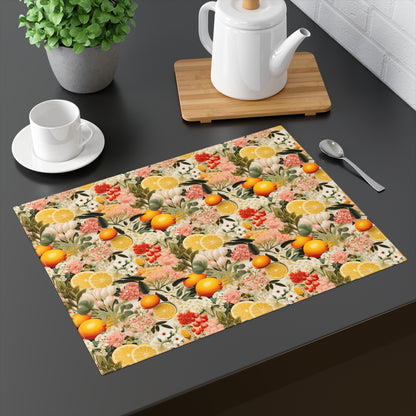 Old World Citrus Delight Placemat - 18" x 14".