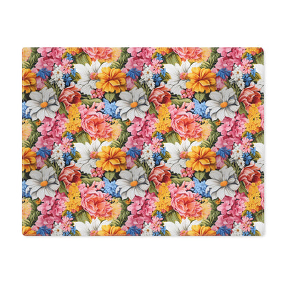 Chic Floral Placemat - 18" x 14".