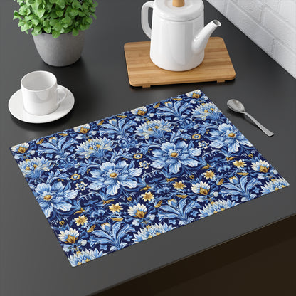 British Heritage Floral Placemat - 18" x 14".