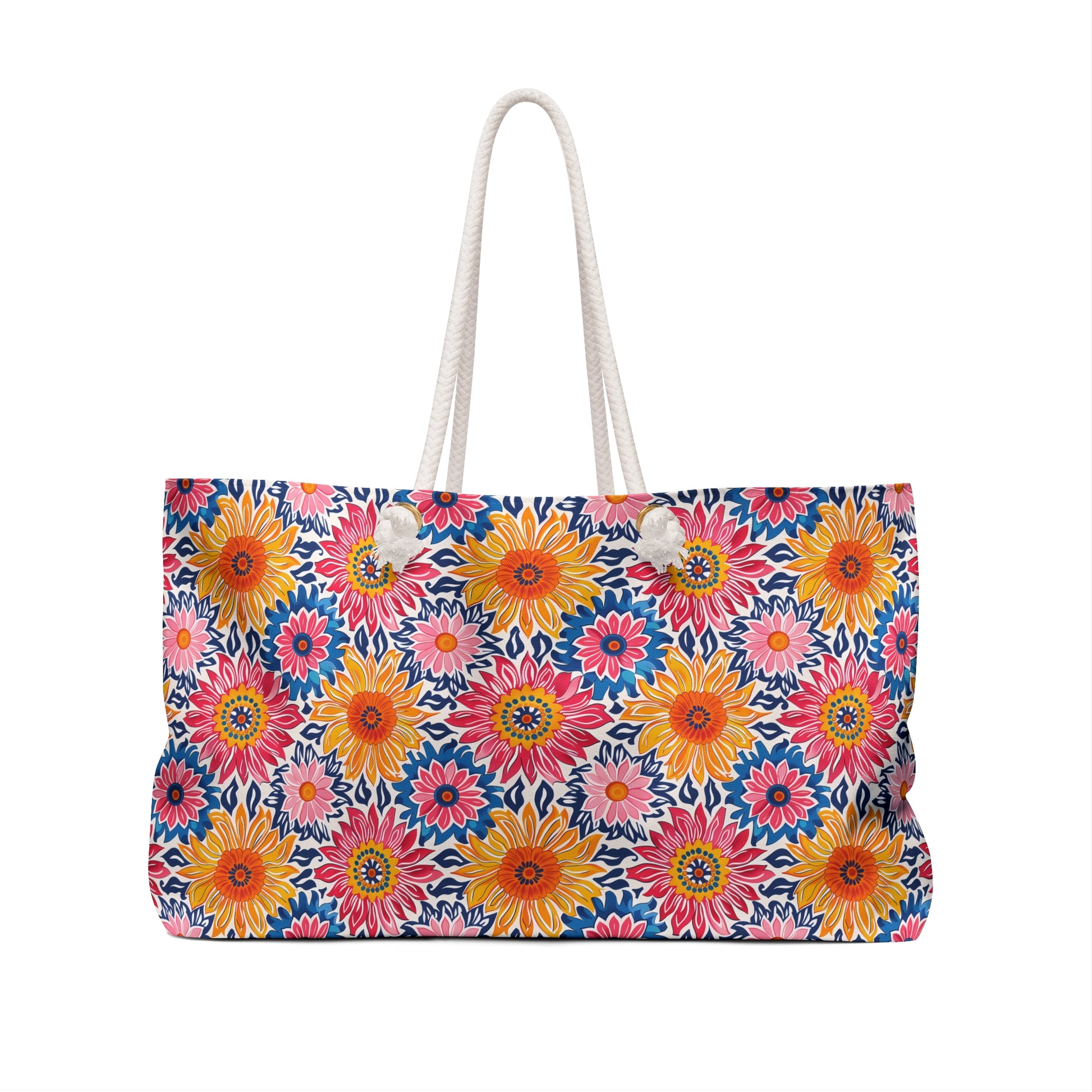Sunsplash Petals Weekender Bag - Bloom in Color - Where Every Journey is a Burst of Sunshine!