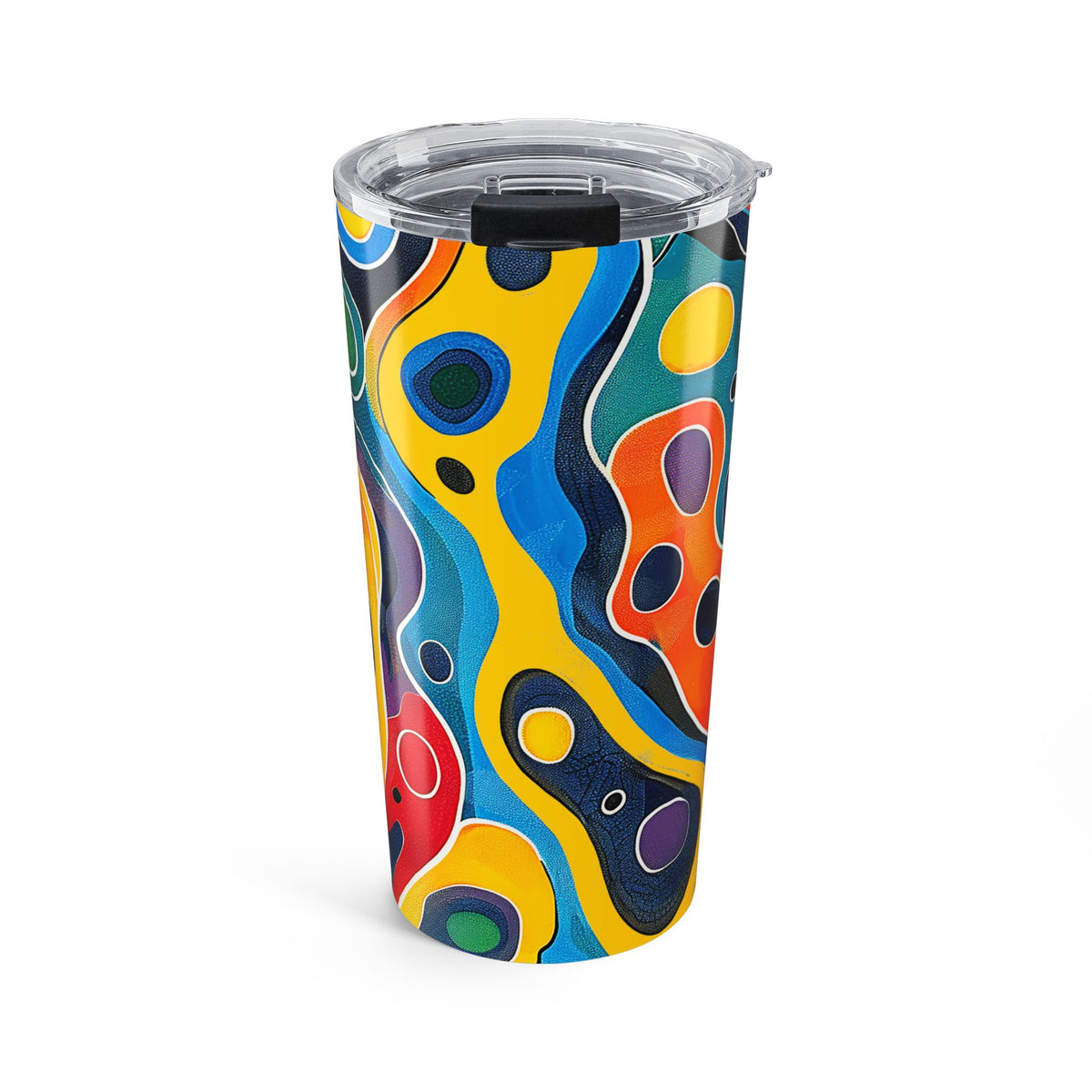 Groovy Splash Escape Insulated Tumbler - 20 oz. Stainless Steel, Glossy Finish