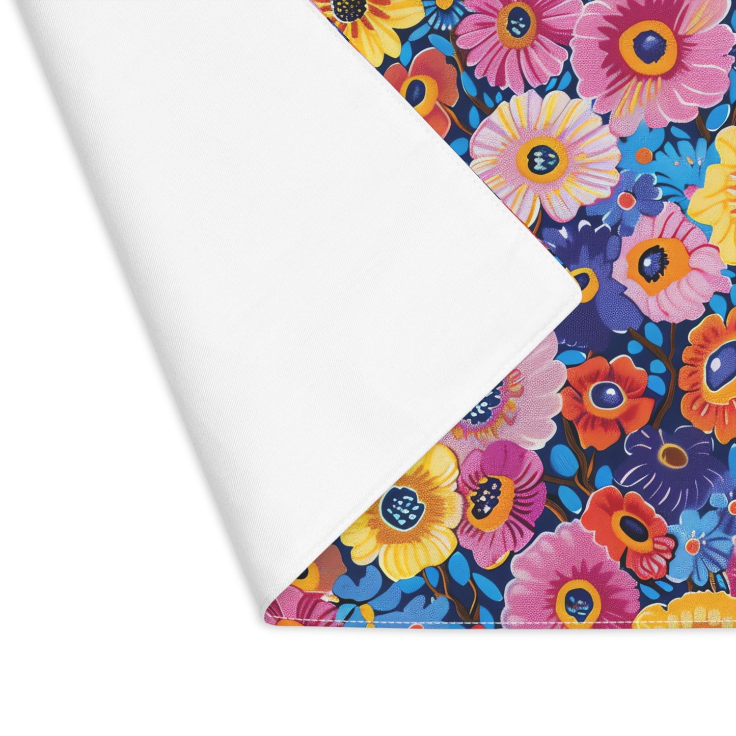 Midnight Garden Whimsy Placemat - 18" x 14".