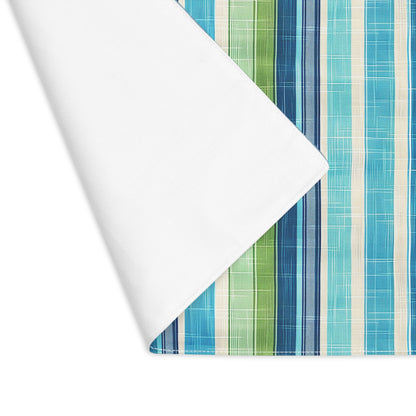 Ocean Whisper Stripes Placemat - 18" x 14".