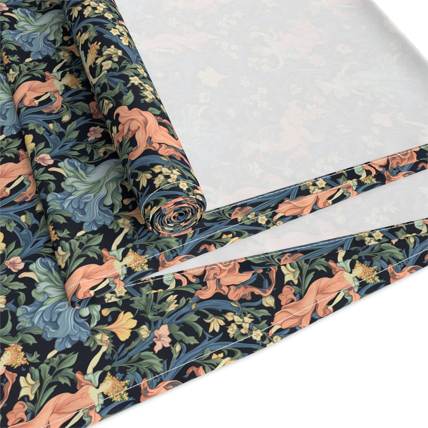 Dance of the Goddesses Table Runner - Cotton Twill - Available in 2 sizes: 16" x 72" and 16" x 90".